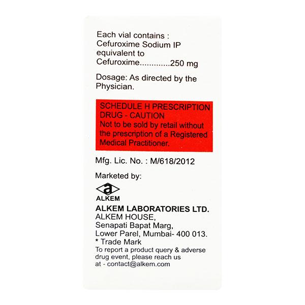 Zocef 250mg Injection 1'S