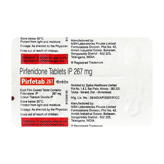 PIRFETAB 267mg Tablet 10's