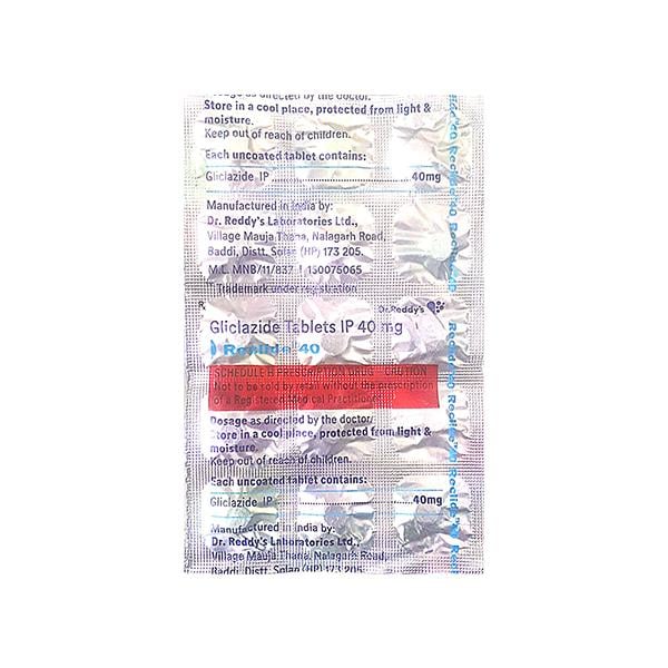 Reclide 40mg Tablet 15'S