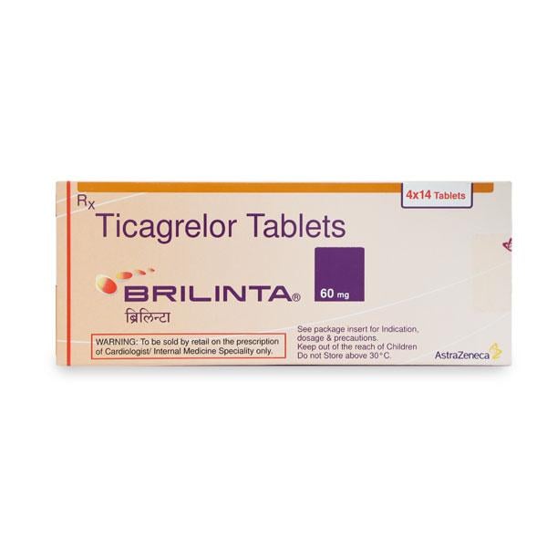 Brilinta 60mg Tablet 14'S