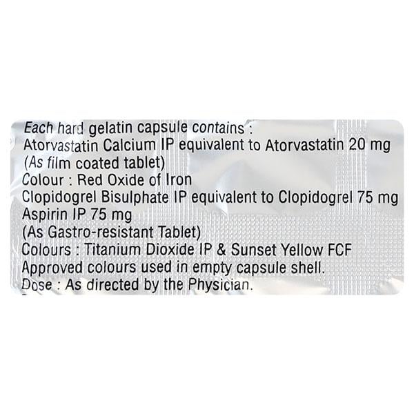 Clavix Gold 20mg Capsule 15'S