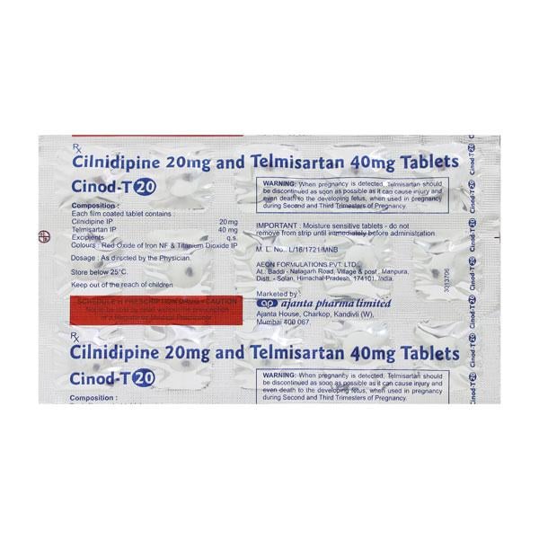 Cinod T 20mg Tablet 15'S