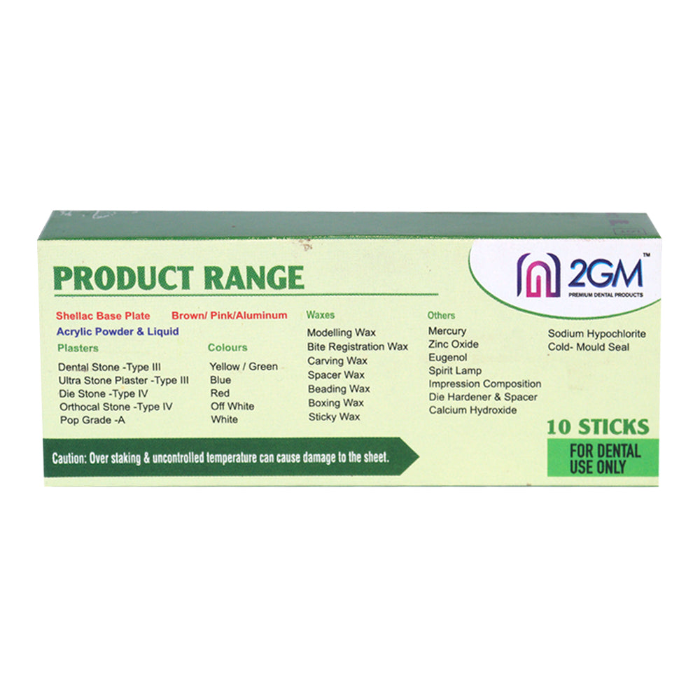 2GM Green Tracing Sticks Dental Impression Compound