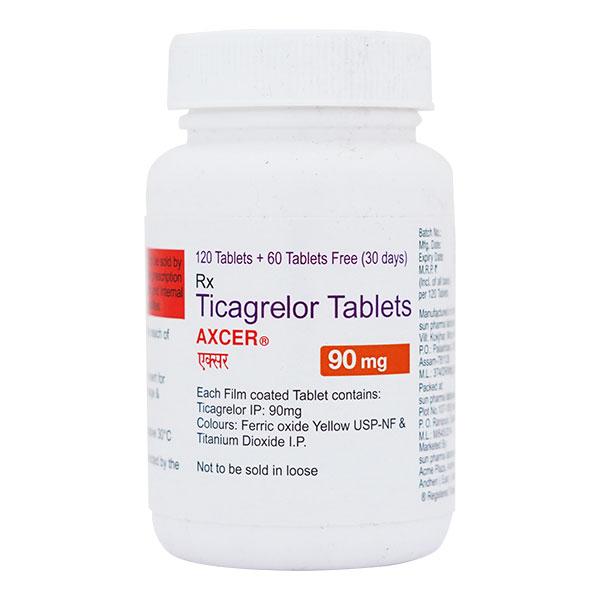 Axcer (+60 Tablet Free) 90mg Tablet 120'S