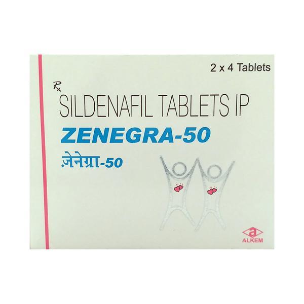 Zenegra 50mg Tablet 4'S