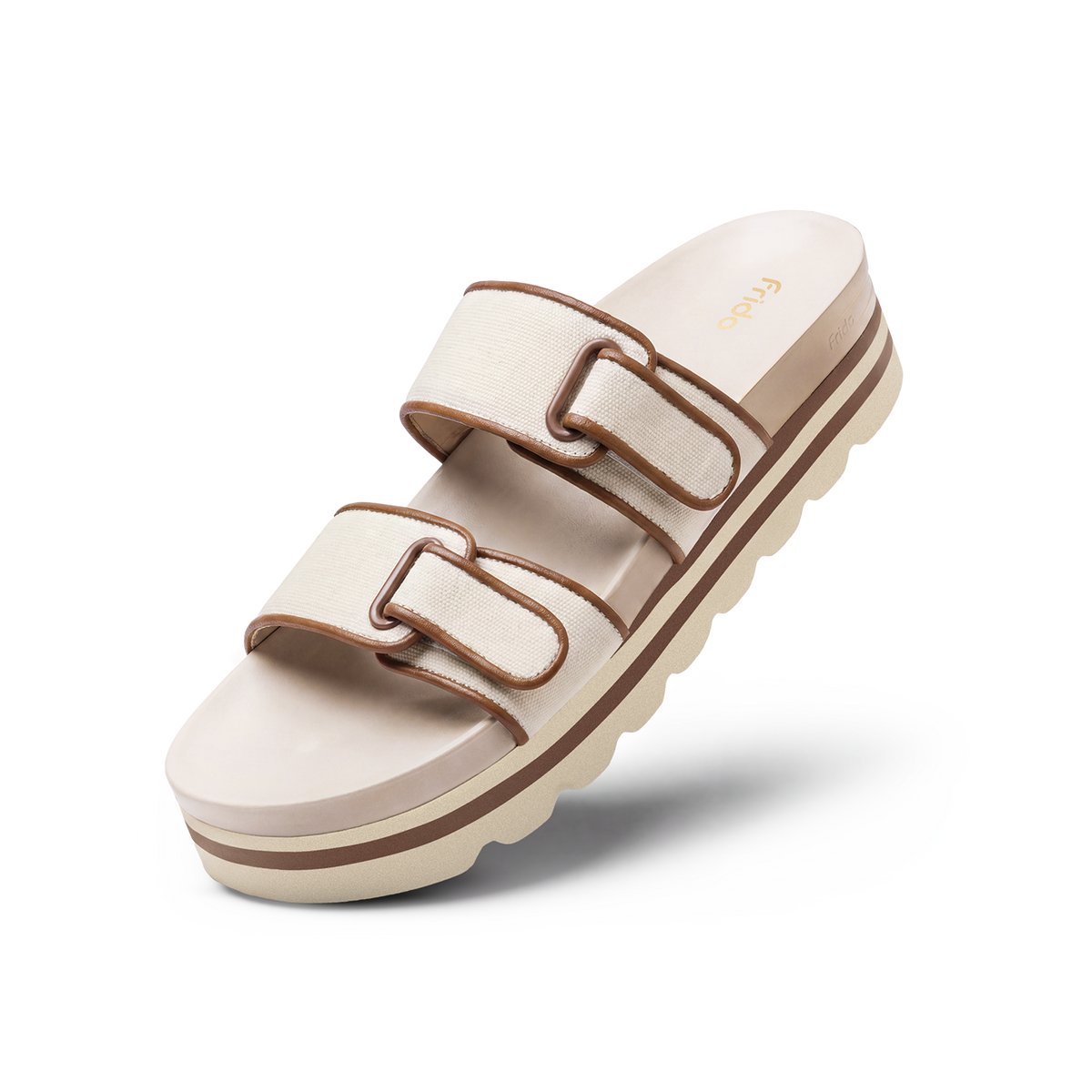 Frido Women's Arch Support Wedge Sandals - Velcro Strap - Frido