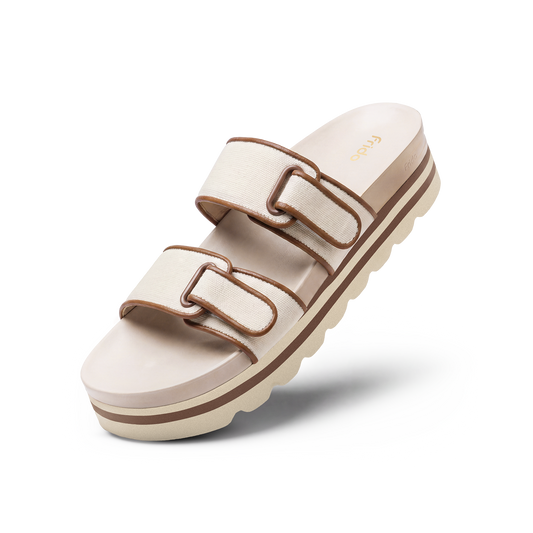 Frido Women's Arch Support Wedge Sandals - Velcro Strap - Frido
