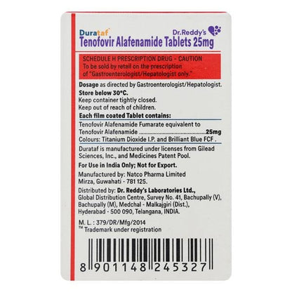DURATAF 25mg Tablet 30's