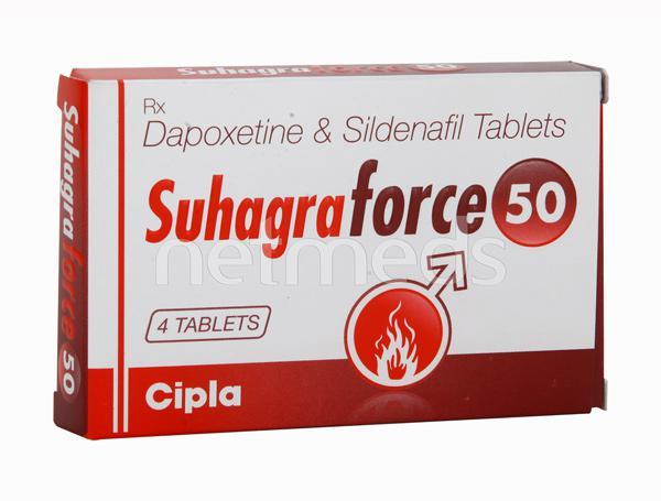 Suhagra Force 50mg Tablet 4'S