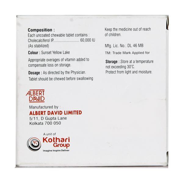 Dhup 60k Sugar Free Tablet 4 'S