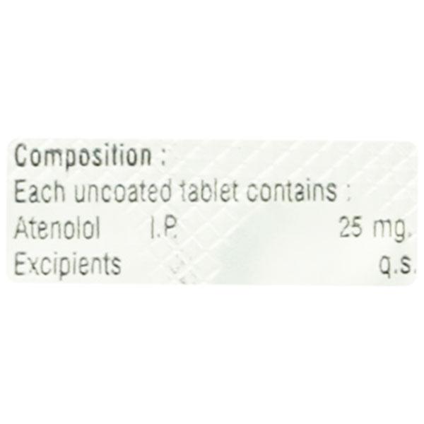 Atelol 25mg Tablet 14'S