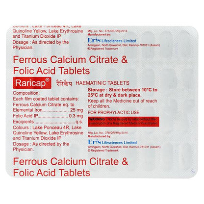 Raricap Tablet 40'S