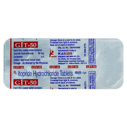 GIT 50mg Tablet 10'S