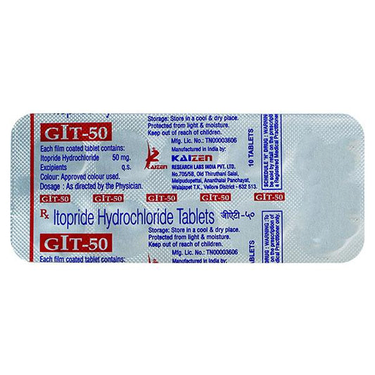GIT 50mg Tablet 10'S