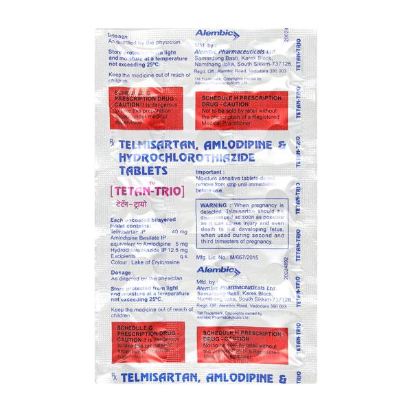 TETAN TRIO Tablet 15's