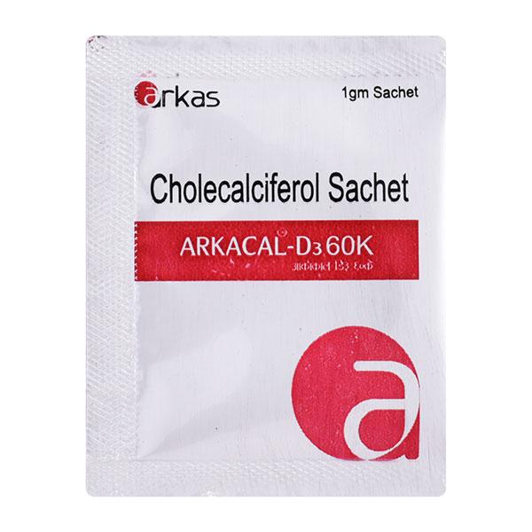 ARKACAL D3 60K Granules 1gm