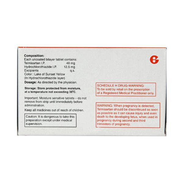 Telma H 40mg Tablet 15'S
