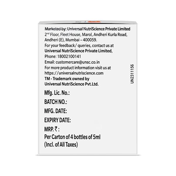 UNS D3 SUGAR FREE Oral Solution 5ml