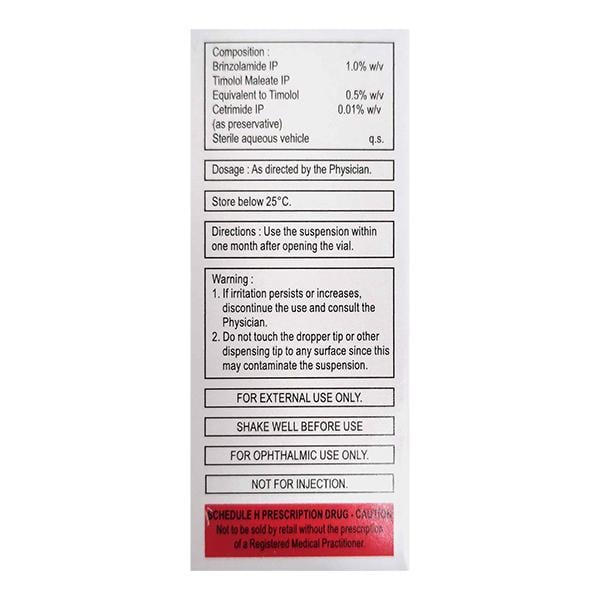 BRINZOX T BAK FREE Eye Drops 5ml