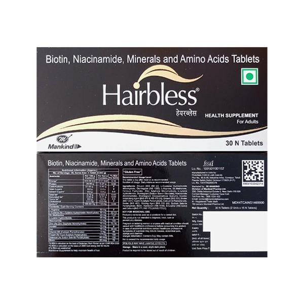 HAIRBLESS Tablet 15's