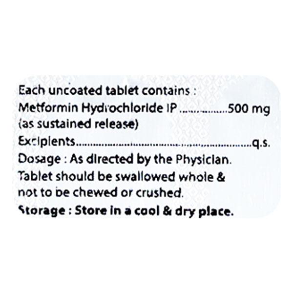 GLYCIREST SR 500 Tablet 10's