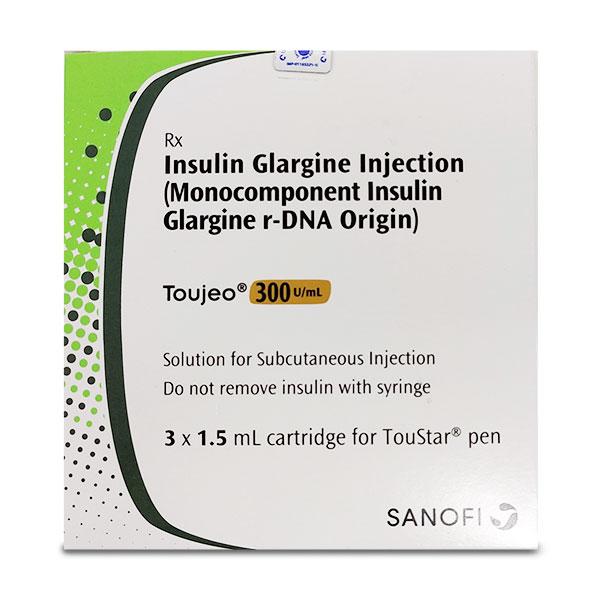 TOUJEO 300units Cartridge 3x1.5ml