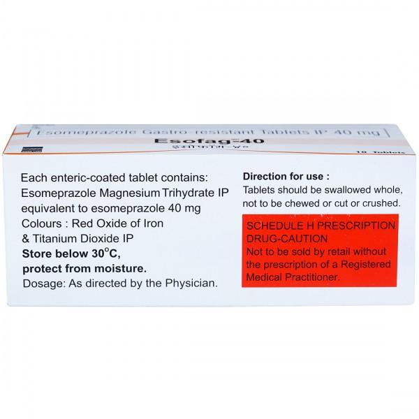 Esofag 40mg Tablet 10'S