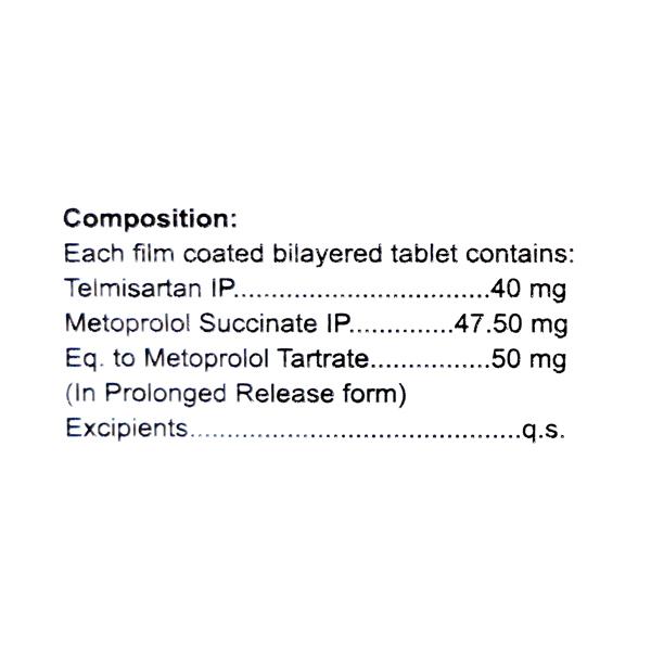 ERITEL BETA 50 Tablet 15's