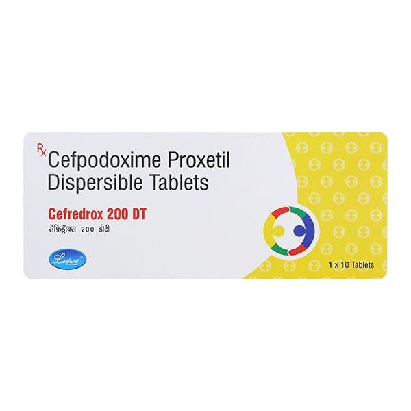 CEFREDROX 200 DT Tablet 10's