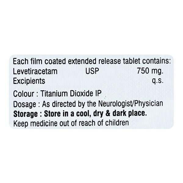 LEVILEP XR 750 Tablet 10's