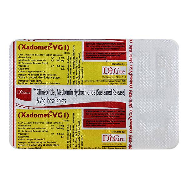 XADOMET VG 1 Tablet 10's