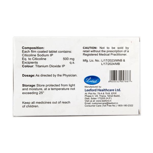 Nurocot 500mg Tablet 10'S