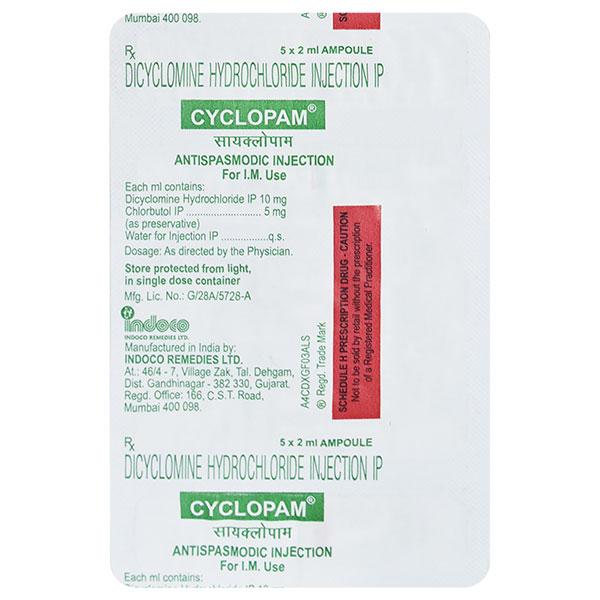 Cyclopam Injection 5X2ml