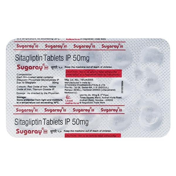 SUGARAY 50 Tablet 15's