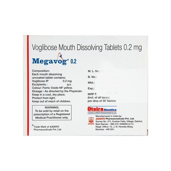 Megavog 0.2mg Tablet 30'S