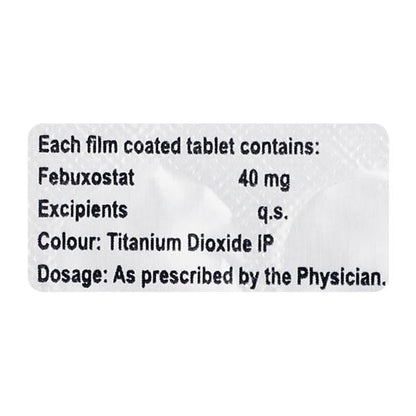 FABUSET 40 Tablet 15's
