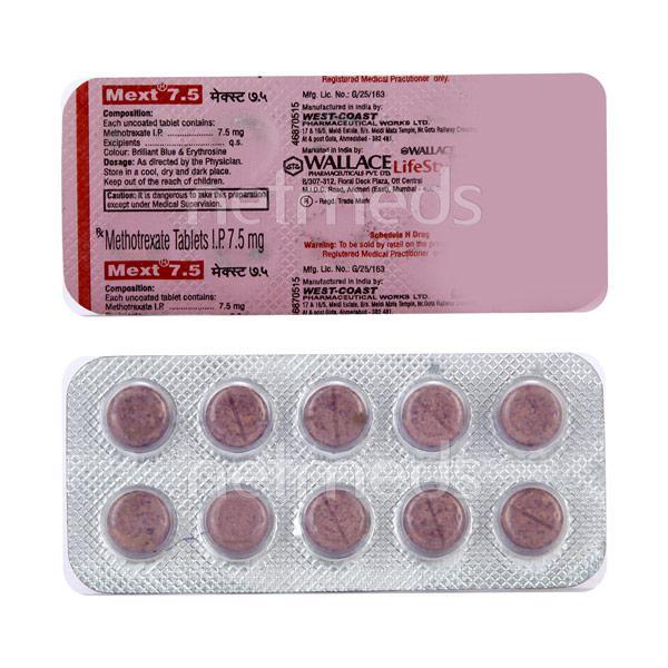 Mext 7.5mg Tablet 10'S