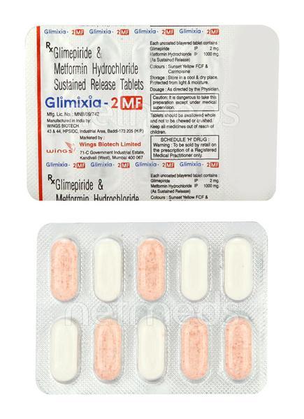 Glimixia 2Mf Tablet 10'S