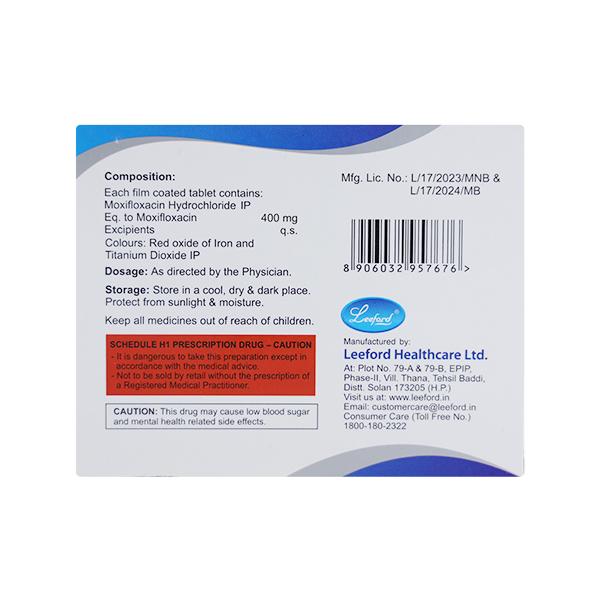Moxiford 400mg Tablet 5'S
