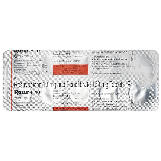Rosur F 10mg Tablet 10'S