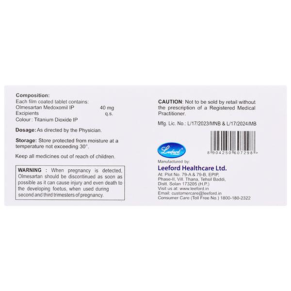 OMNIPRES 40mg Tablet 10's