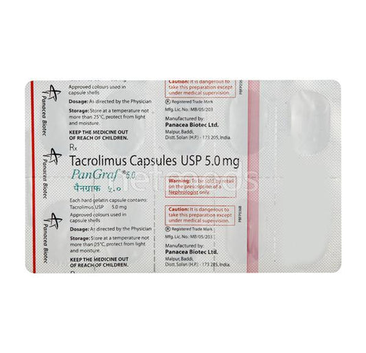 Pangraf 5mg Capsule 10'S