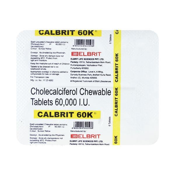 Calbrit 60K Tablet 6'S