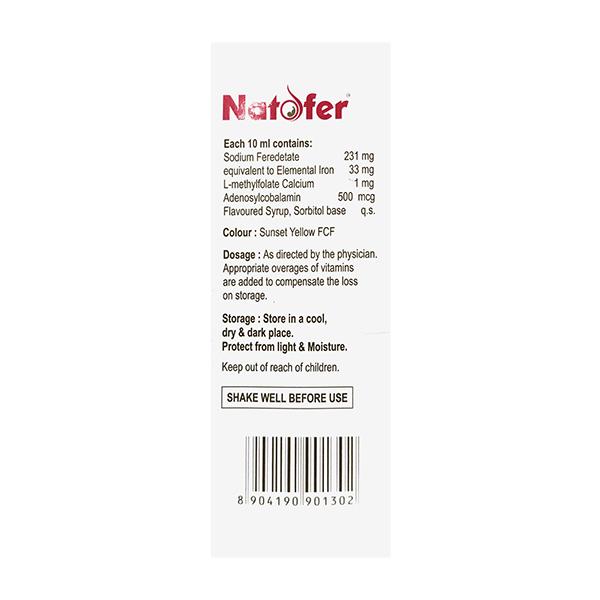 NATOFER Delicious Mango Flavor Syrup 200ml