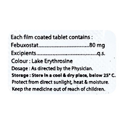 FEBUWIN 80 Tablet 10's