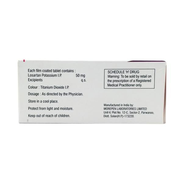 Bpcure 50mg Tablet 10'S