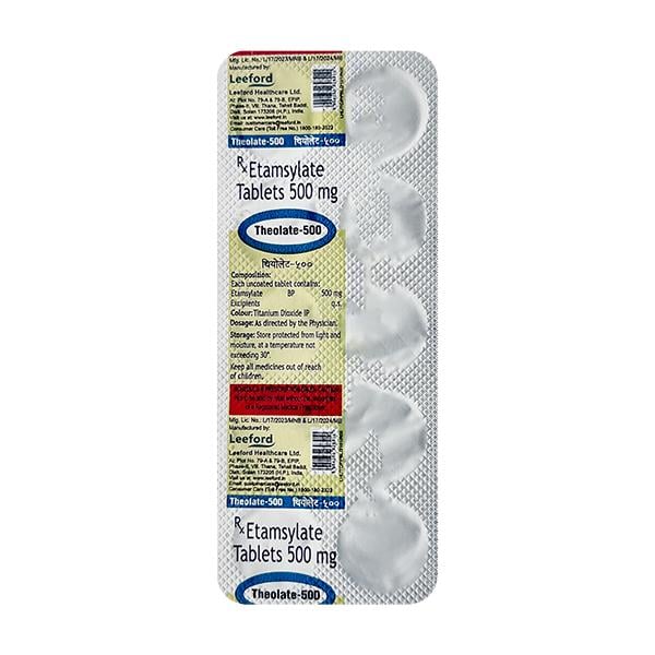 THEOLATE 500 Tablet 10's