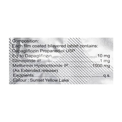 GLUCORYL MD 1 FORTE Tablet 10's