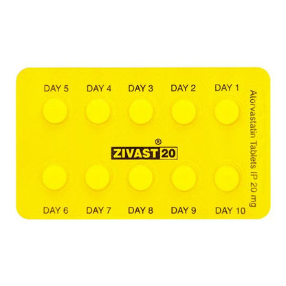 Zivast 20mg Tablet 10'S
