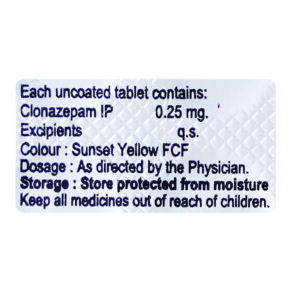 Linotril 0.25mg Tablet 10'S